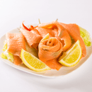 salmon ahumado carpaccio
